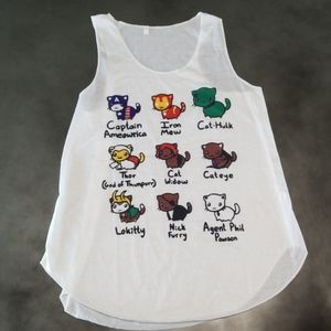 Cat avengers loose fit tank